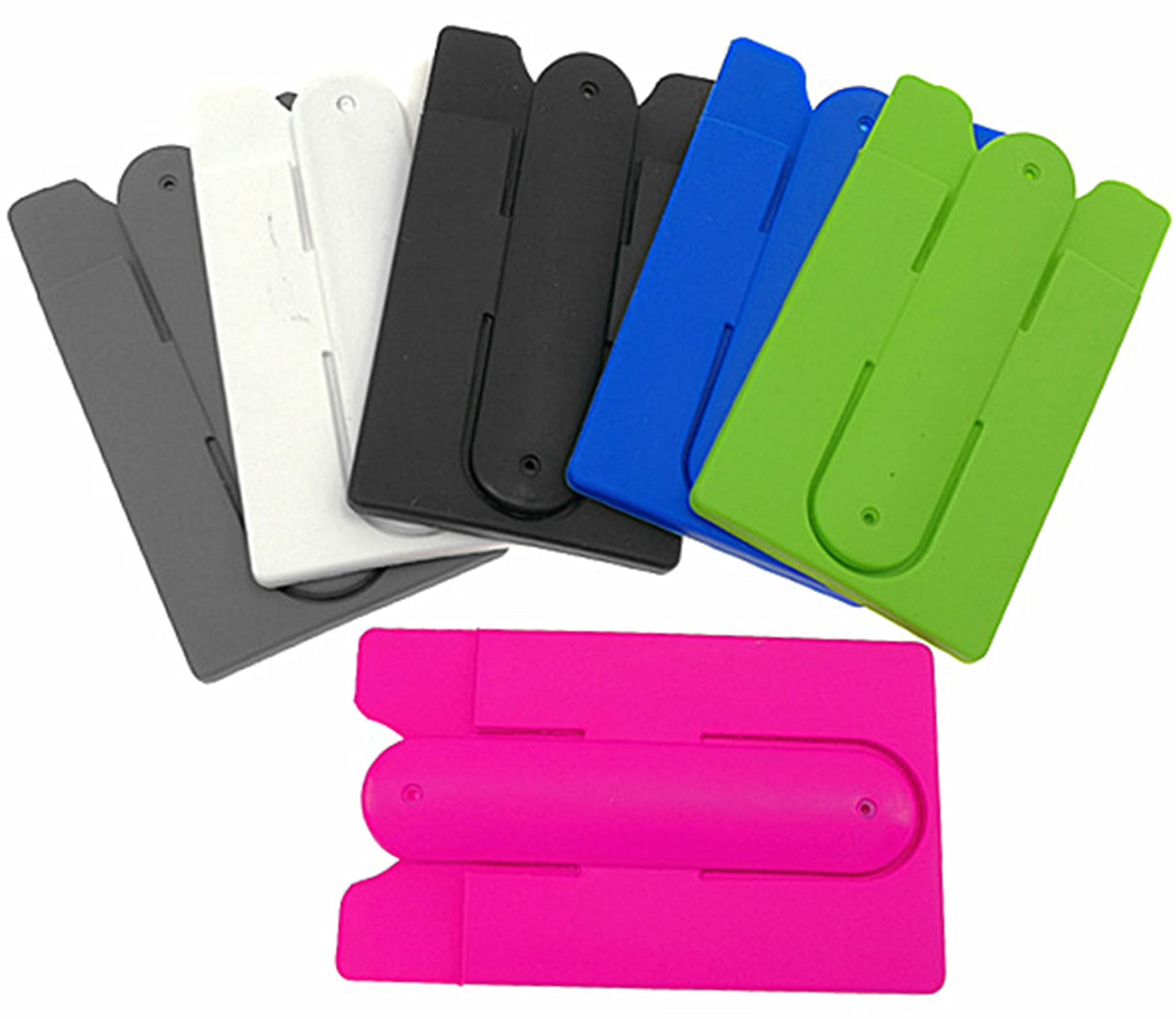 Amazon.com: Kinteshun Card Holder with Cell Phone Stand,Stick-on